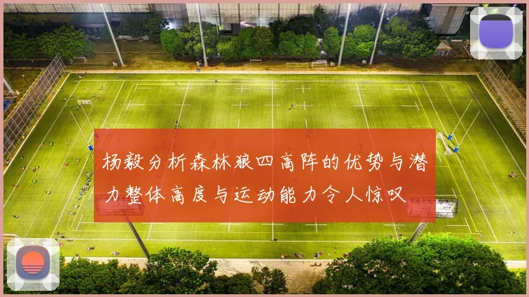 杨毅分析森林狼四高阵的优势与潜力整体高度与运动能力令人惊叹